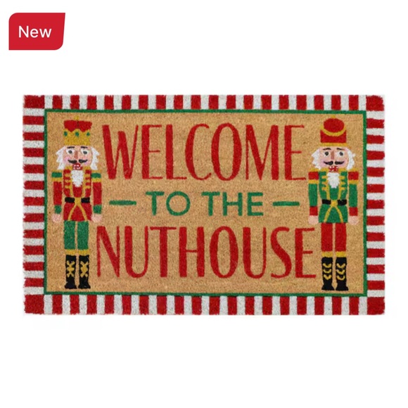 Ashland Other - Ashland Festive Nutcracker Door Mat - Red, Green, White